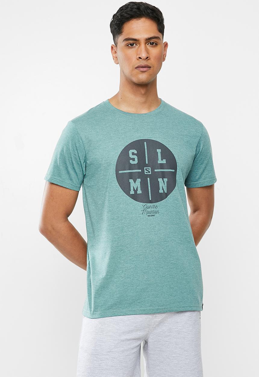 Salomon - Community short sleeve tee m - green 