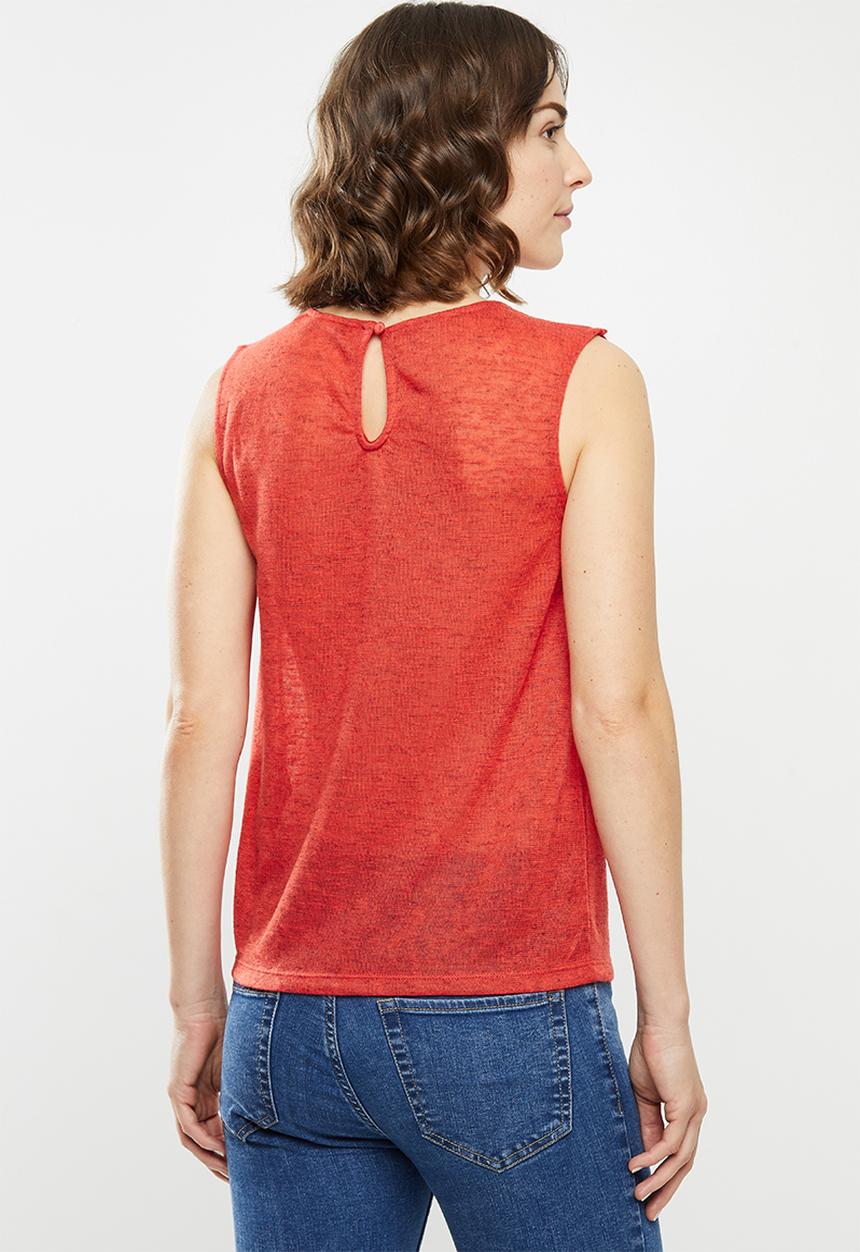 Vero Moda - Karola top - red