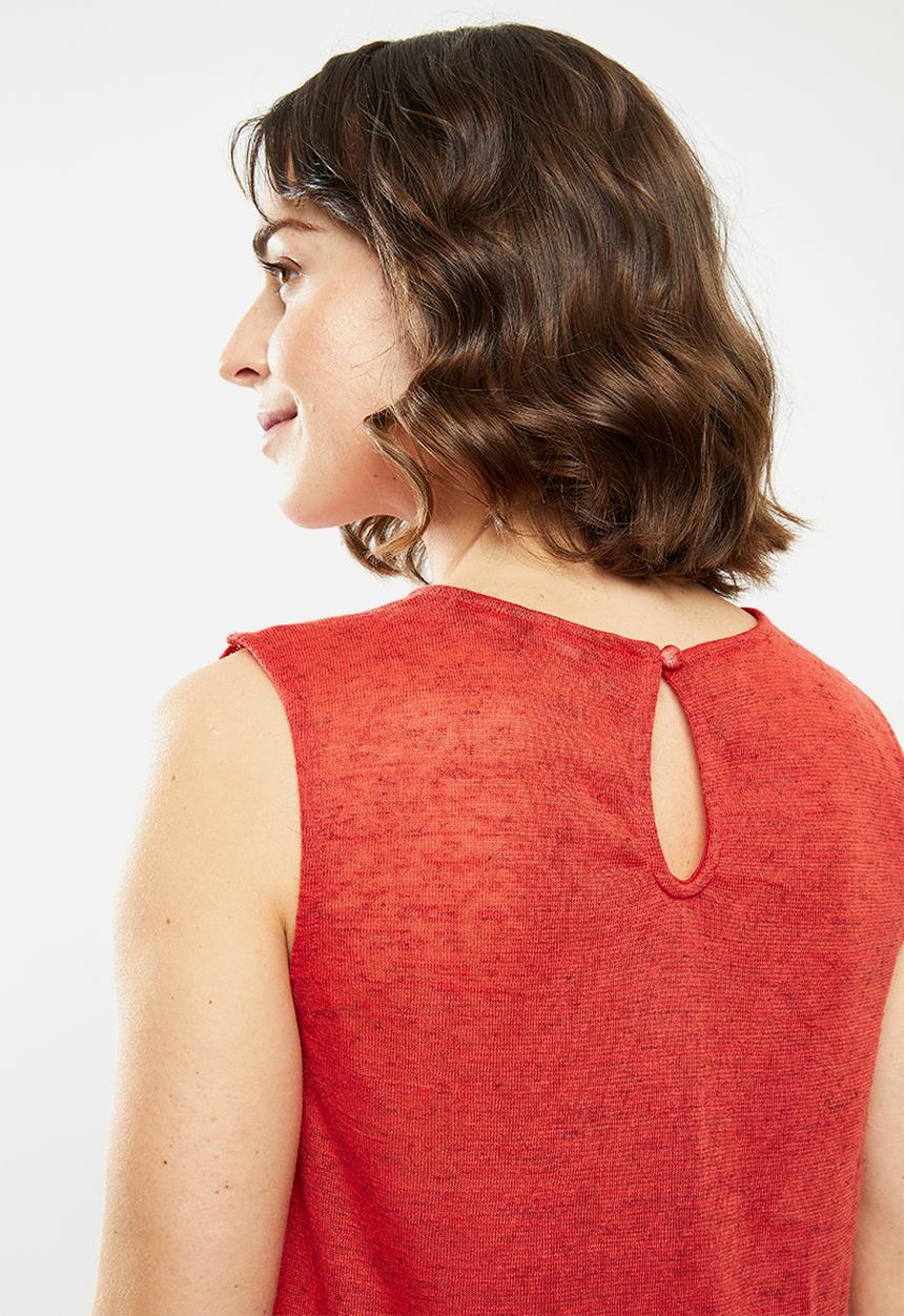 Vero Moda - Karola top - red