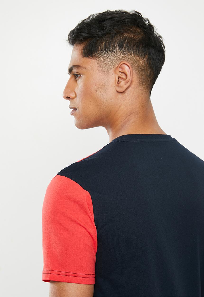 POLO - Sport don colour block tee - red
