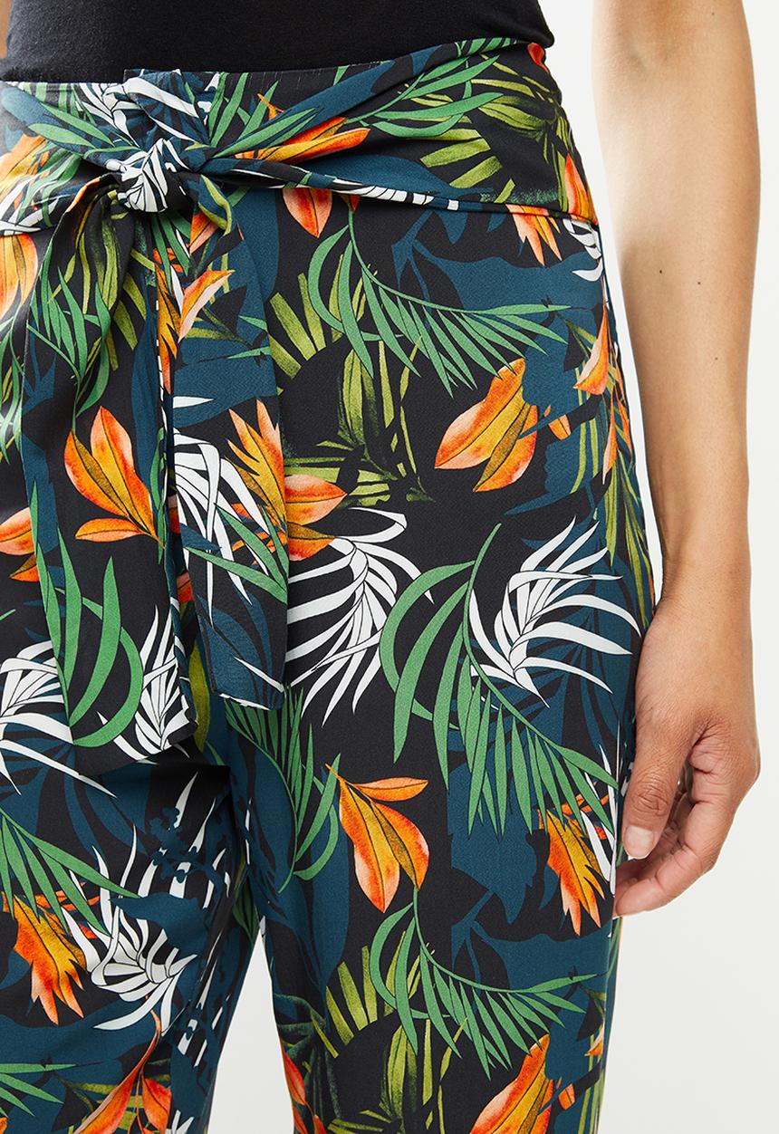 edit - Relaxed fit highwaist pant - multi 
