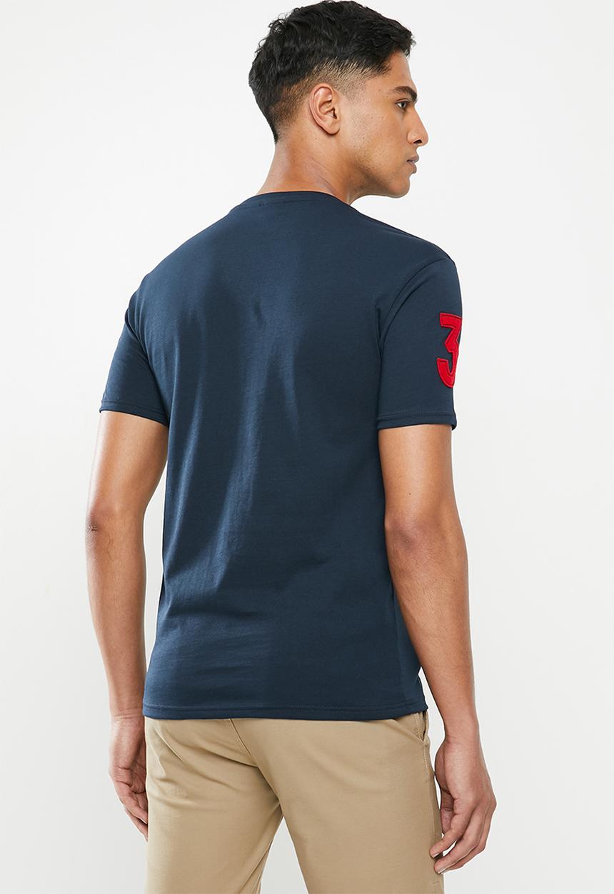POLO - Marlon equestrian tee - navy