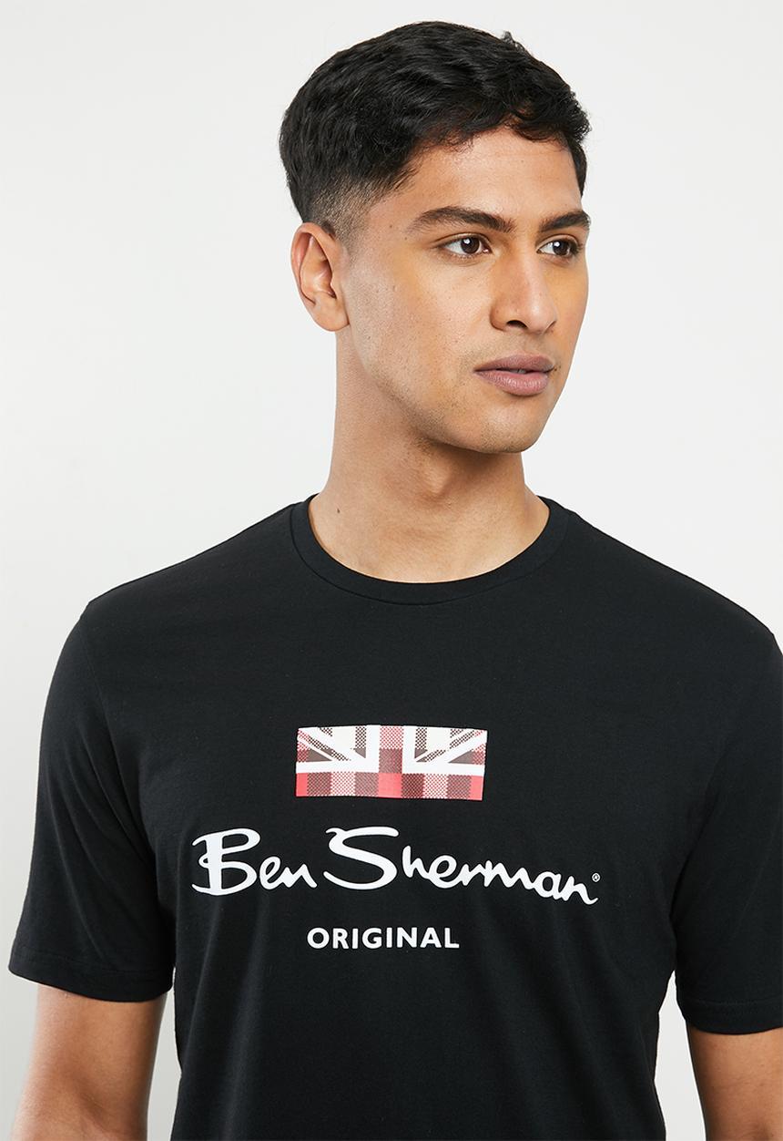 Ben Sherman - Chest print tee - black
