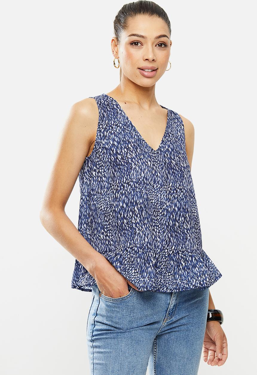 edit - Frill hem vest - multi 