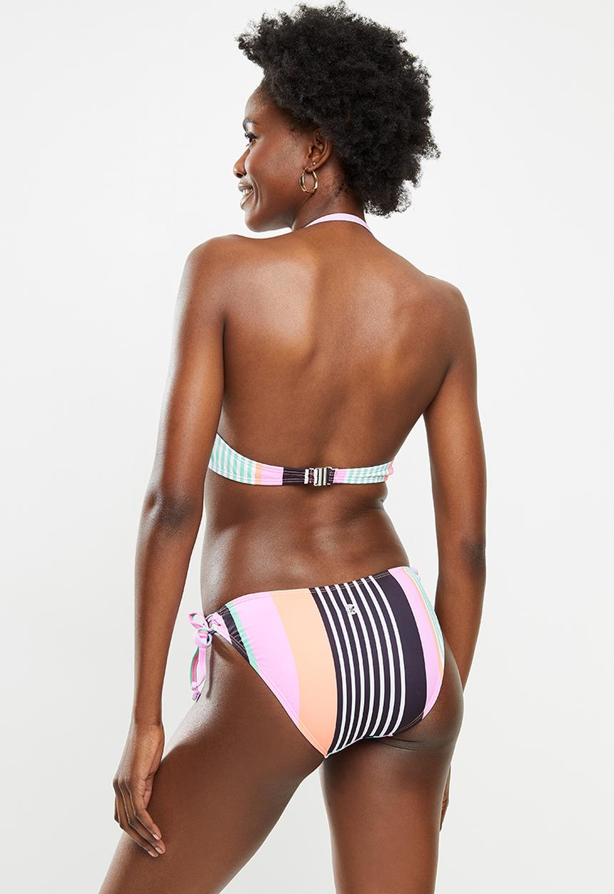 Lizzy - Arbor full bikini bottoms with side ties - multi 