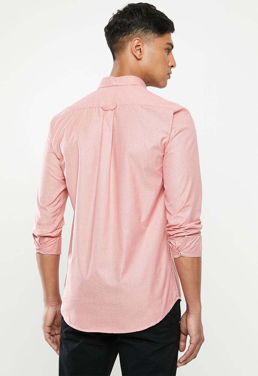 Ben Sherman - Red hound long sleeve shirt - red