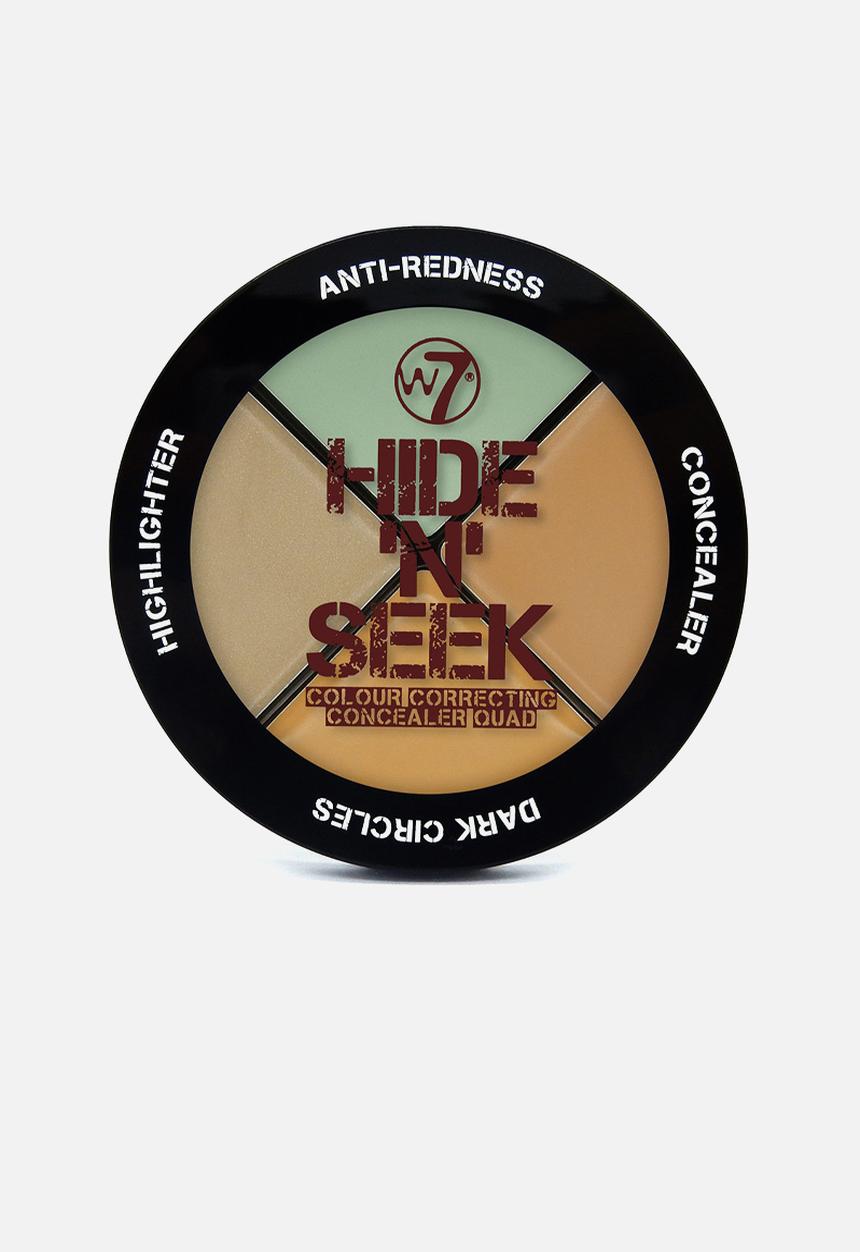 W7 Cosmetics - Hide 'N' Seek - Anti-Redness Green Concealer Quad