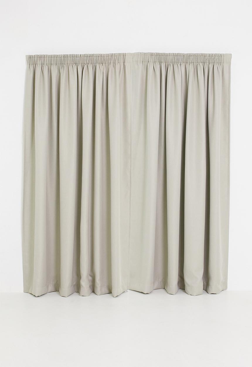 Sixth Floor - Metro self-lined taped curtain - natural