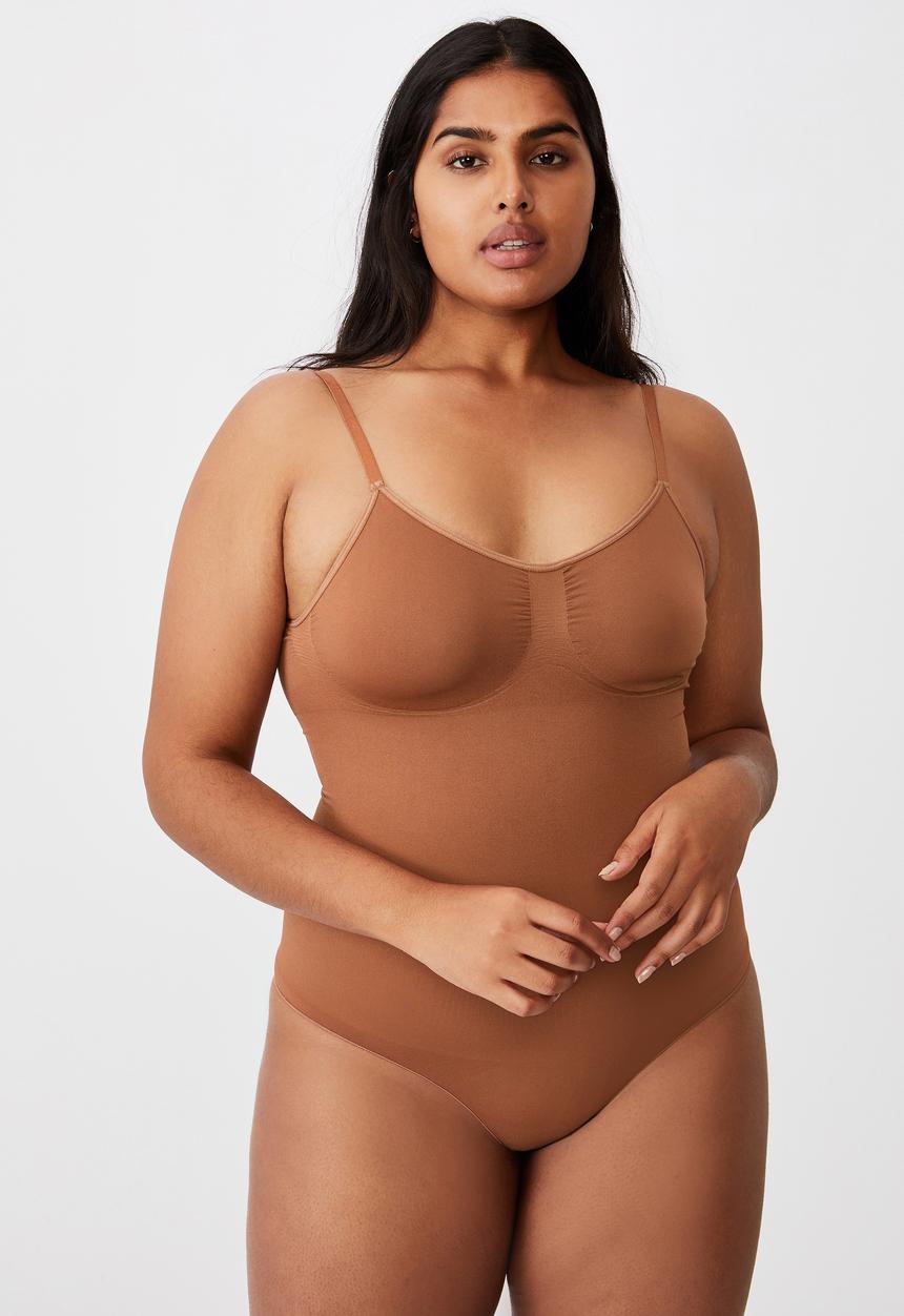 Cotton On - Go figure smooth bodysuit - cappucino