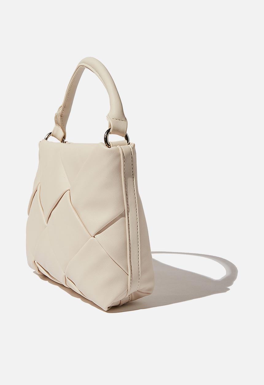 Rubi - Heidi quilted bag - ecru