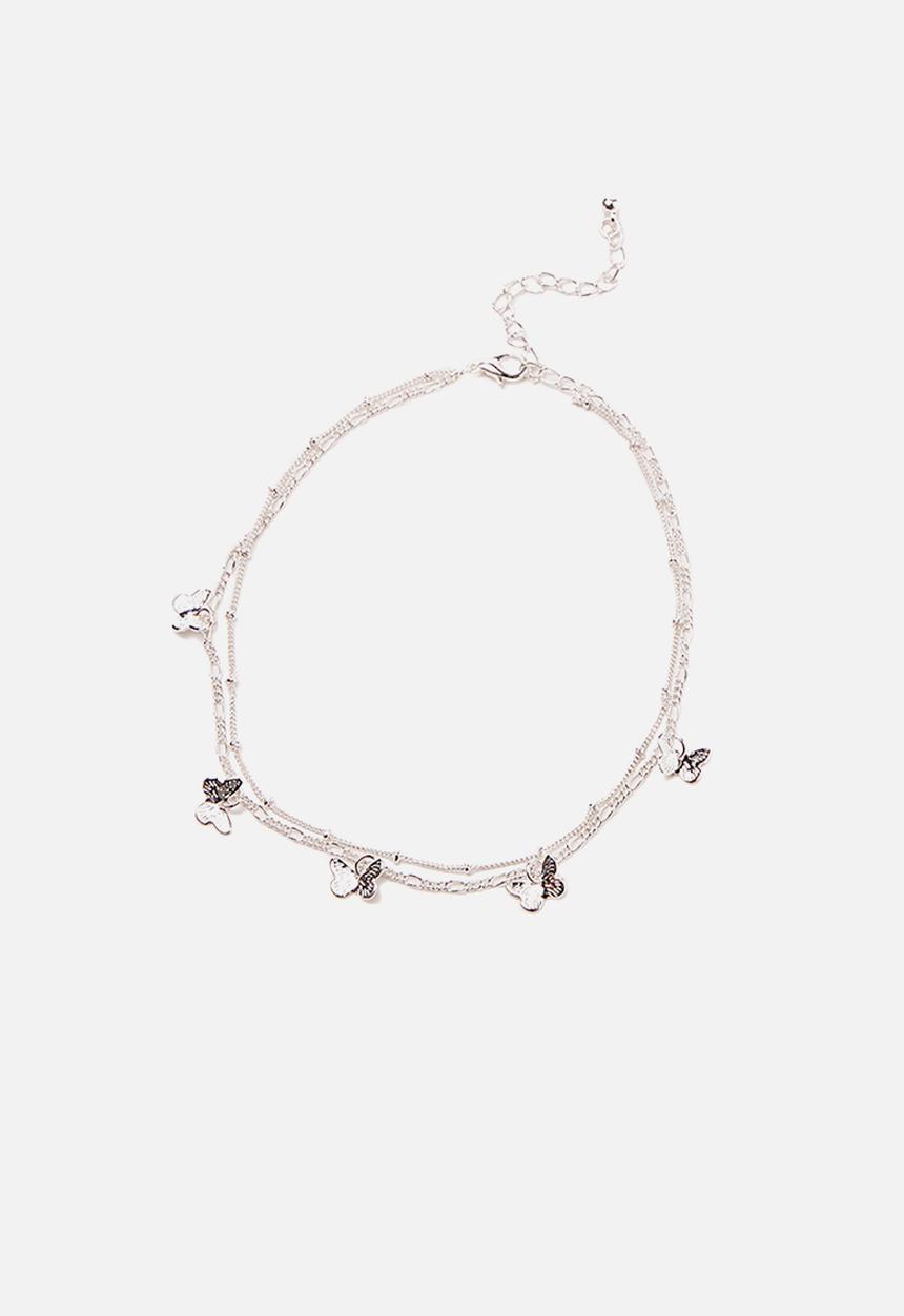 Rubi - Treasures luxe choker - butterfly silver