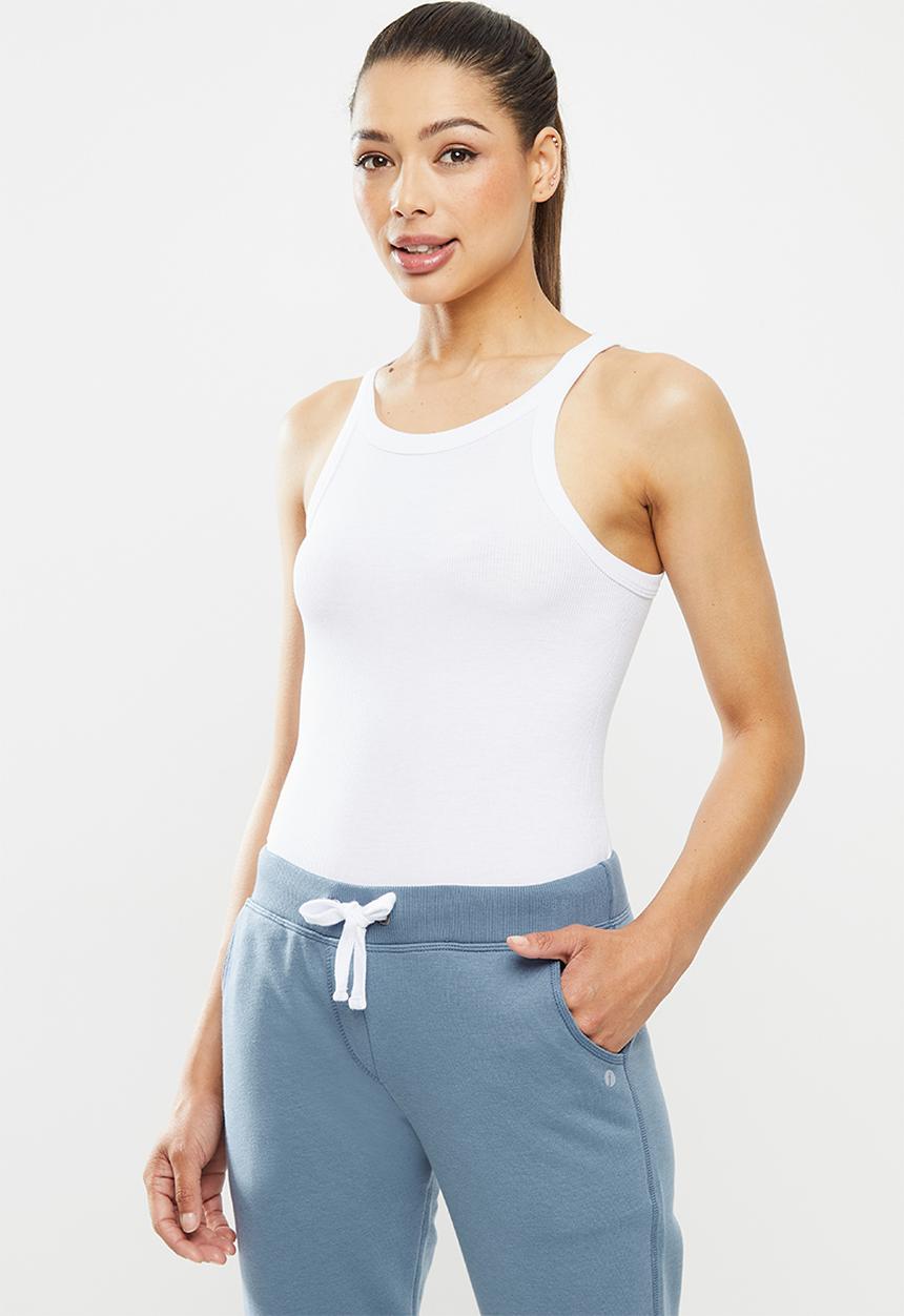 Fitgymwear - Bodytalk vest - white
