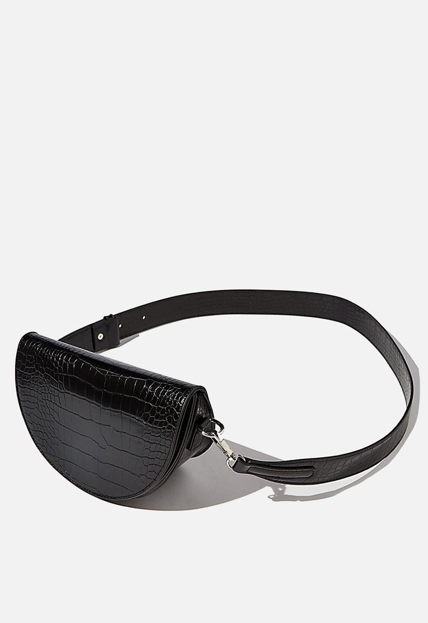 Rubi - Georgie cross body bag - black texture