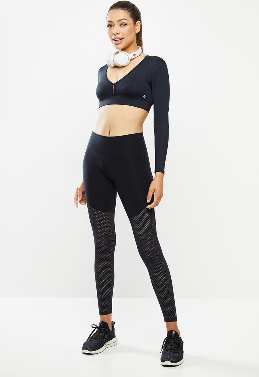 Fitgymwear - Katja preto crop - black
