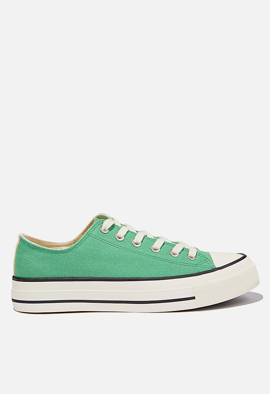 Cotton On - Billie retro low rise - green ecru multi