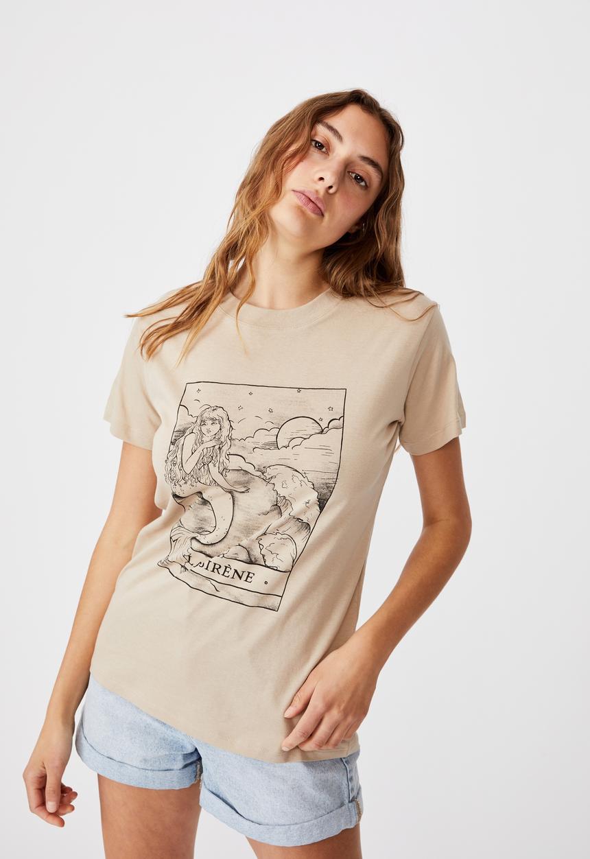 Cotton On - Classic arts T-shirt - neutral 
