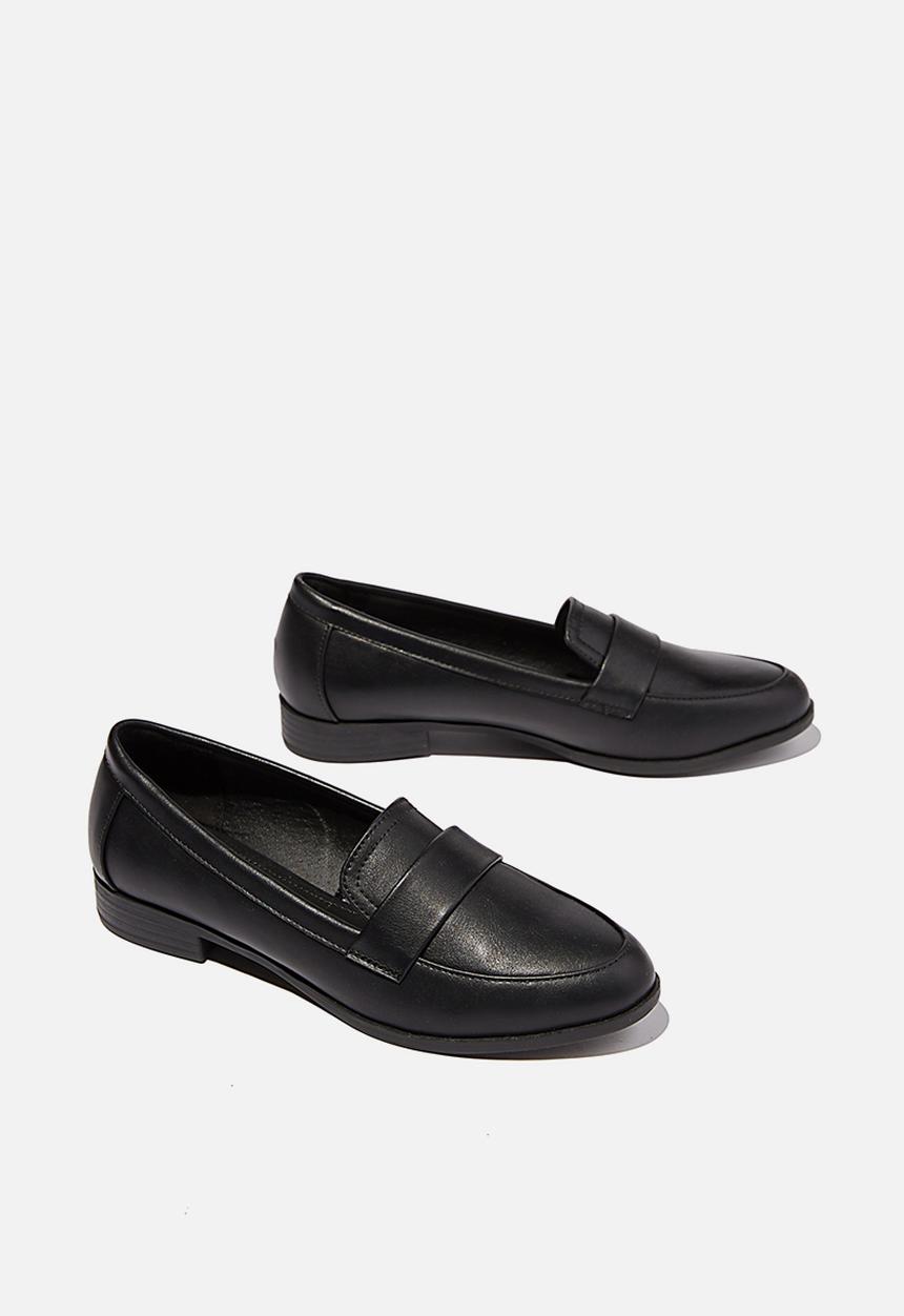 Cotton On - Penny structured loafer - black smooth