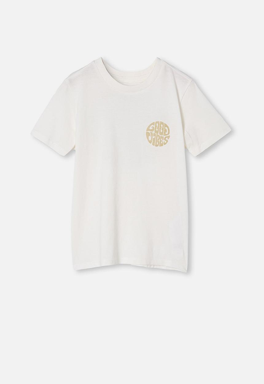 Cotton On - Max skater short sleeve tee - white