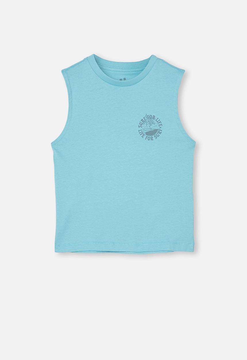 Cotton On - Otis muscle tank - blue