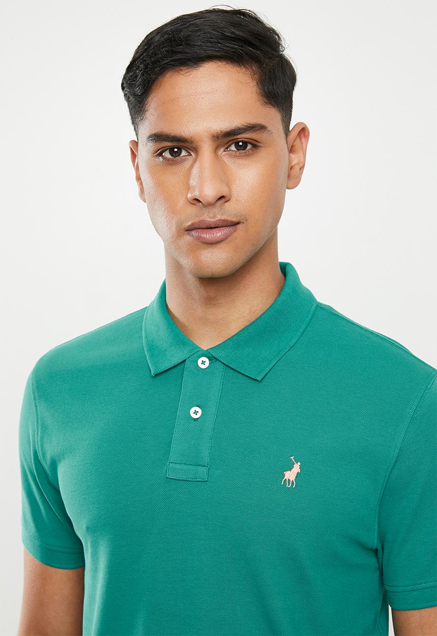 POLO - Carter custom fit pique golfer - teal