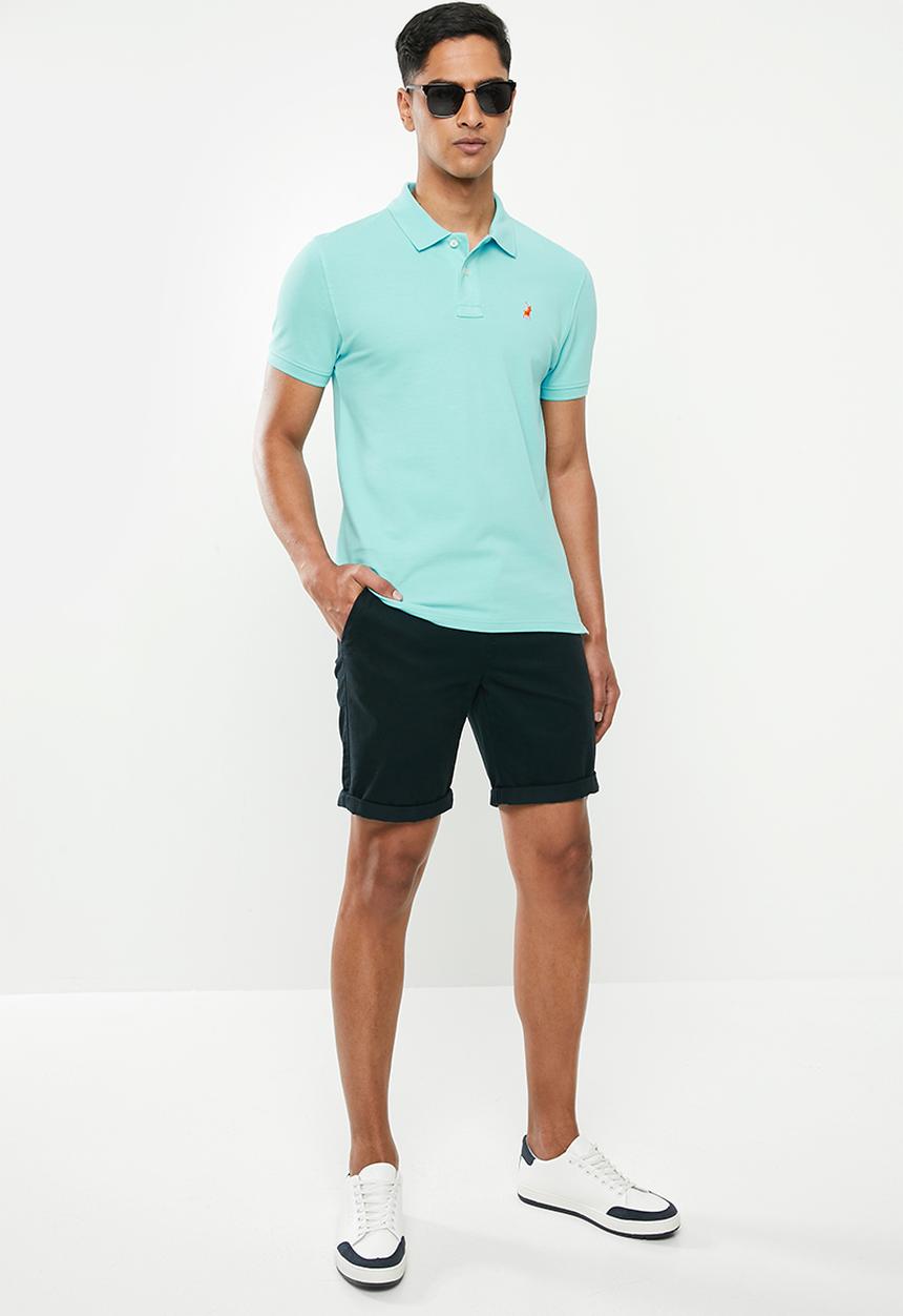 POLO - Carter custom fit pique golfer - turquoise