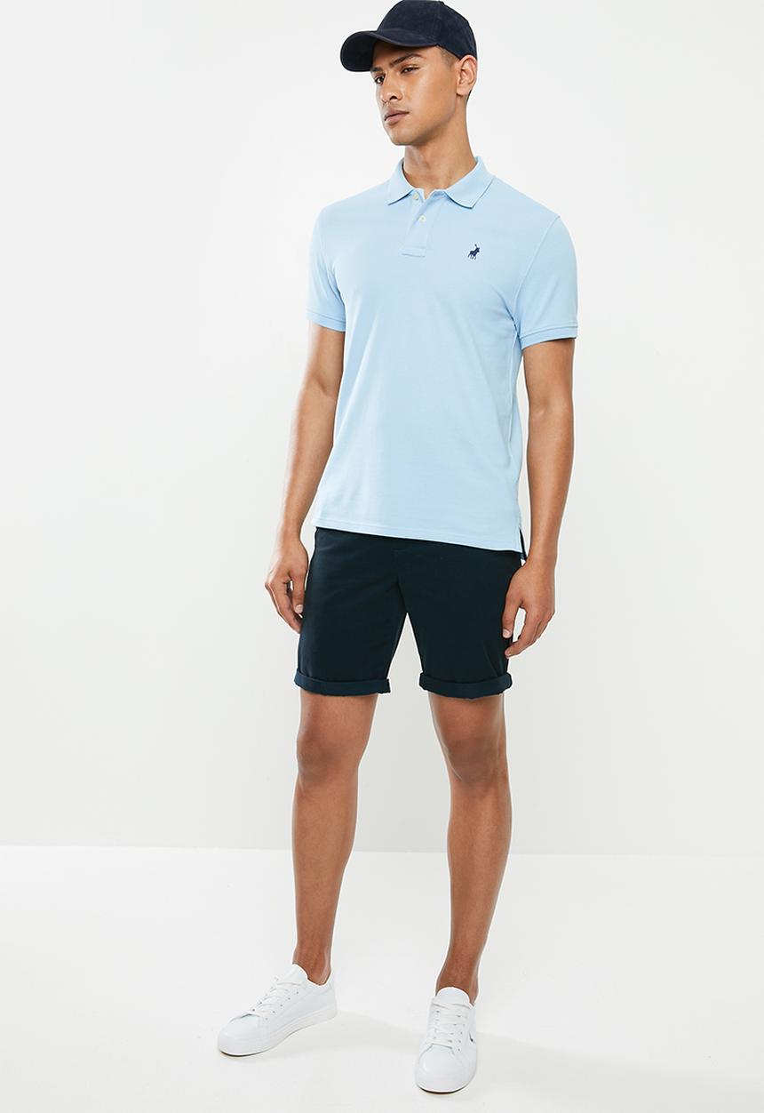 POLO - Carter custom fit pique golfer - blue