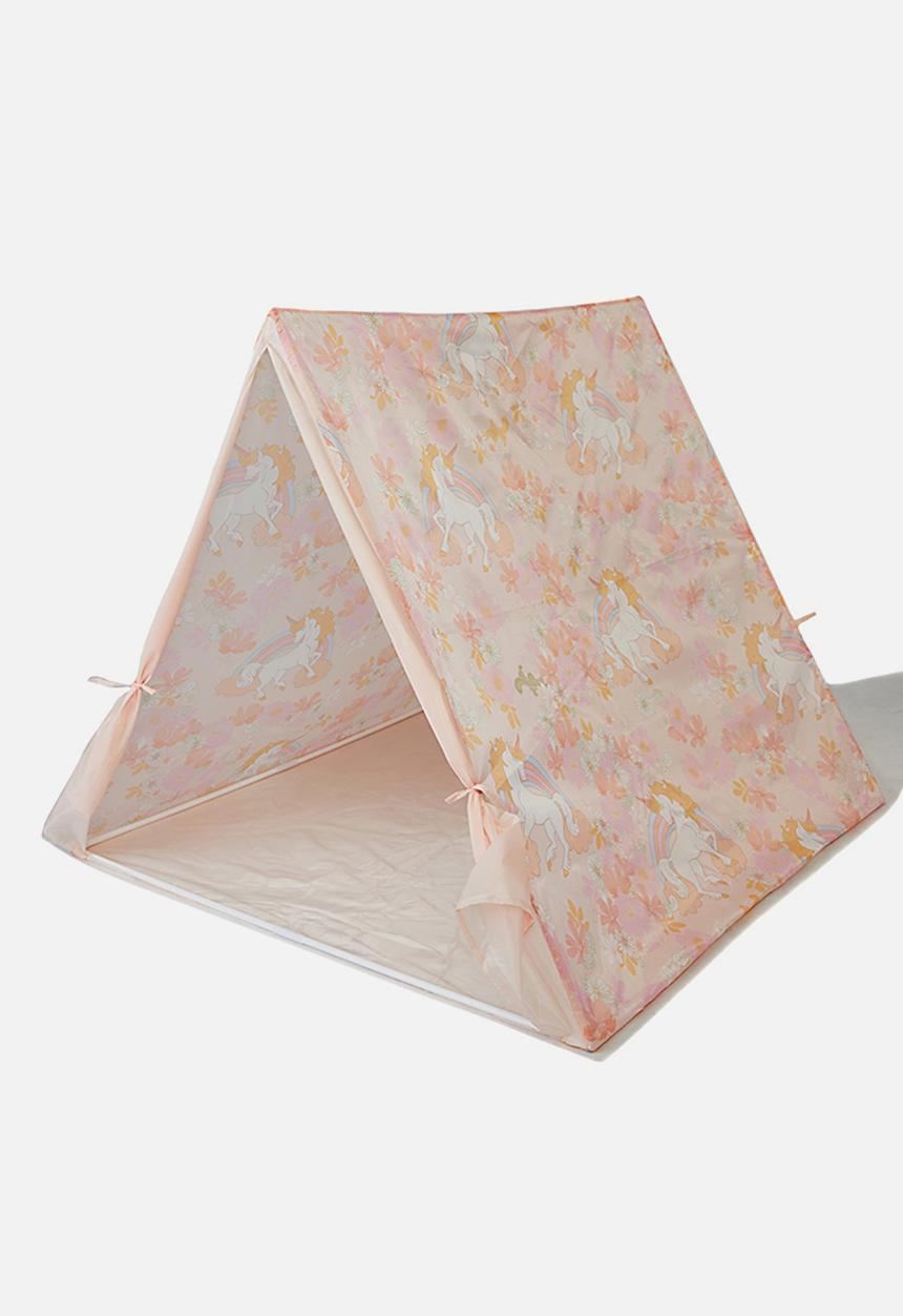 Cotton On - Kids play tent - unicorn rainbow