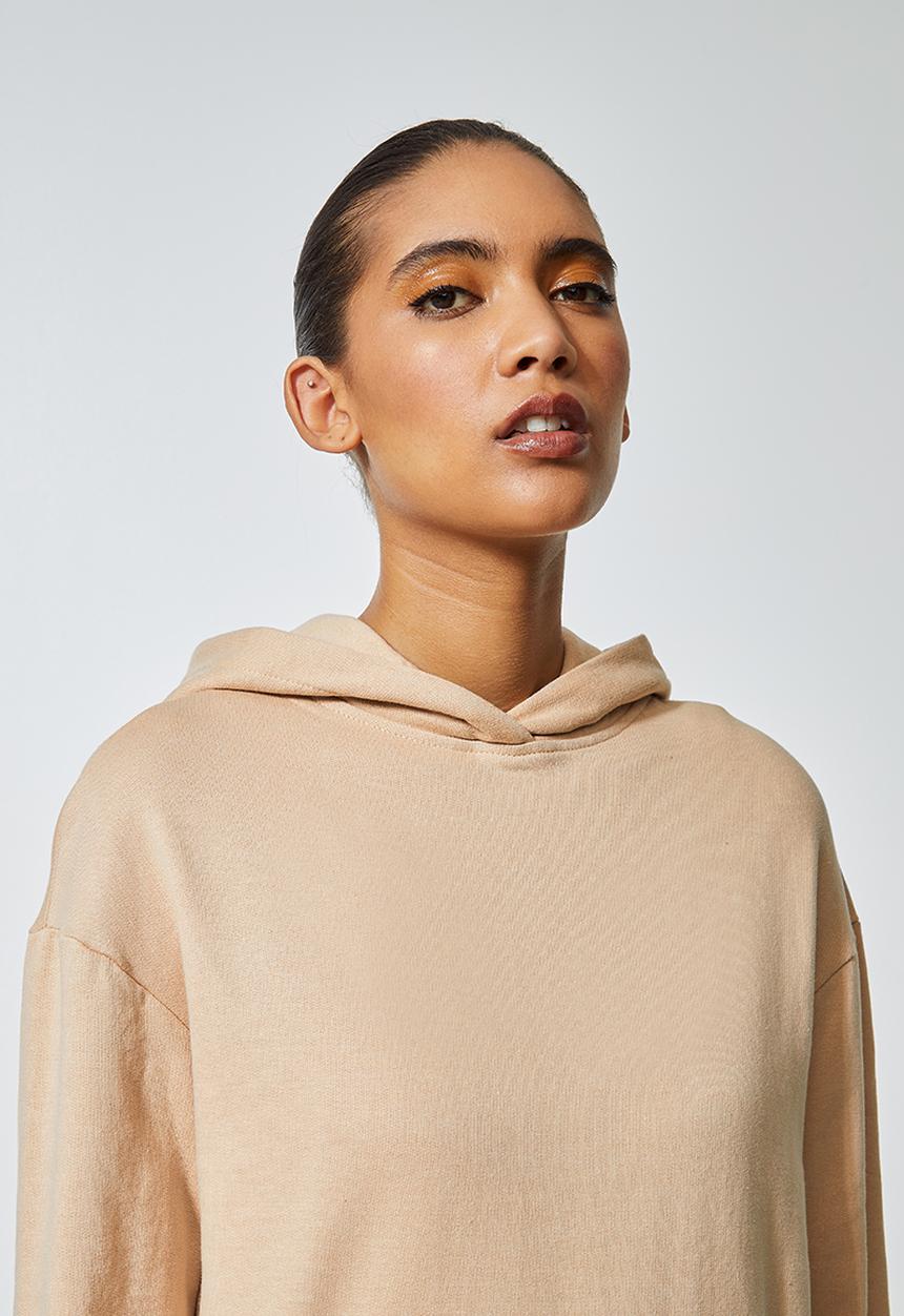 Superbalist - Crop hoodie - toffee
