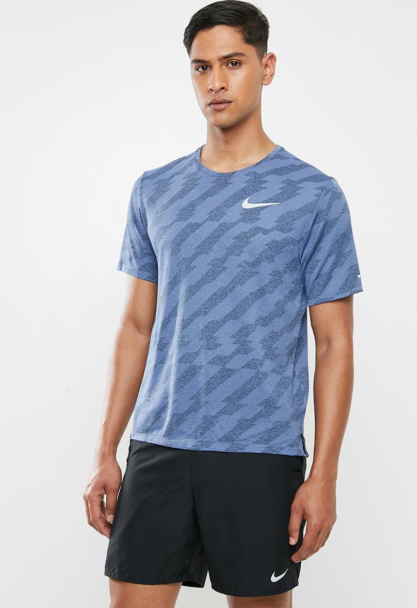 Nike - Milner jac short sleeve tee - deep ocean/royal pulse/reflective silver