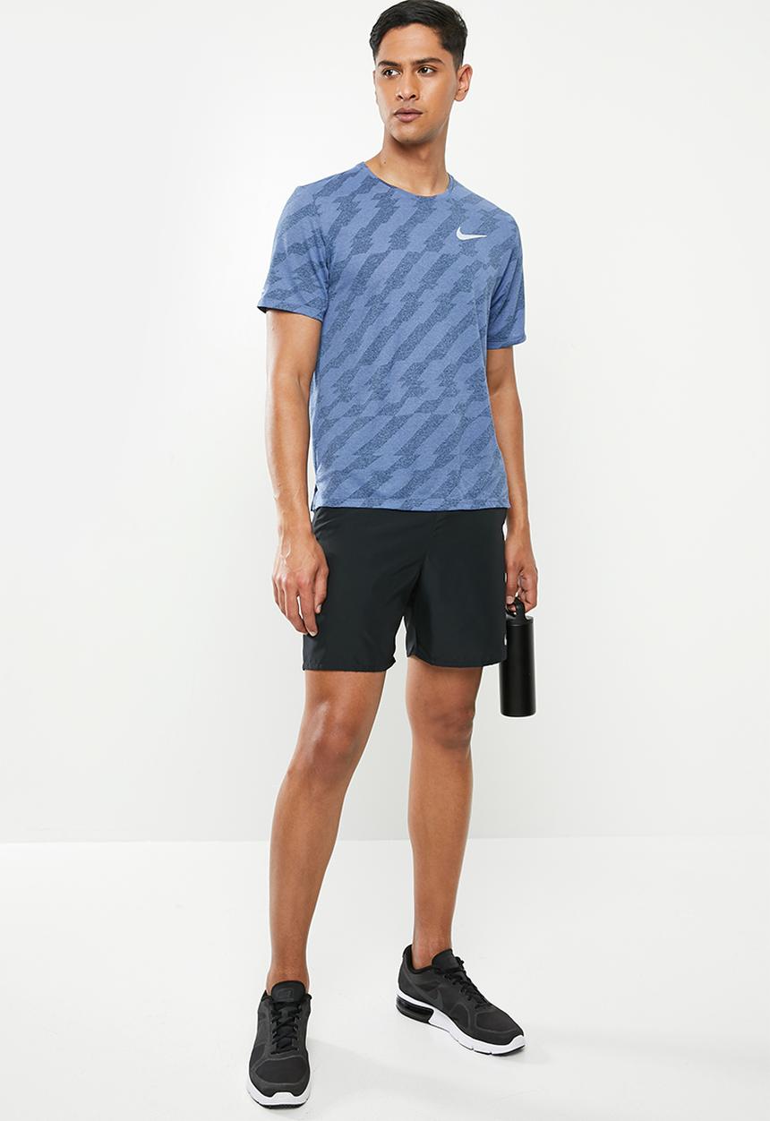 Nike - Milner jac short sleeve tee - deep ocean/royal pulse/reflective silver