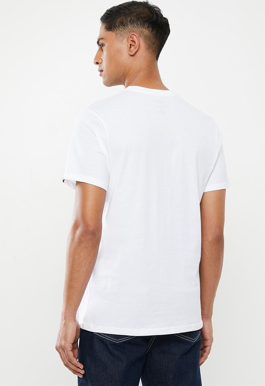 Vans - Print box tee - white - super bloom