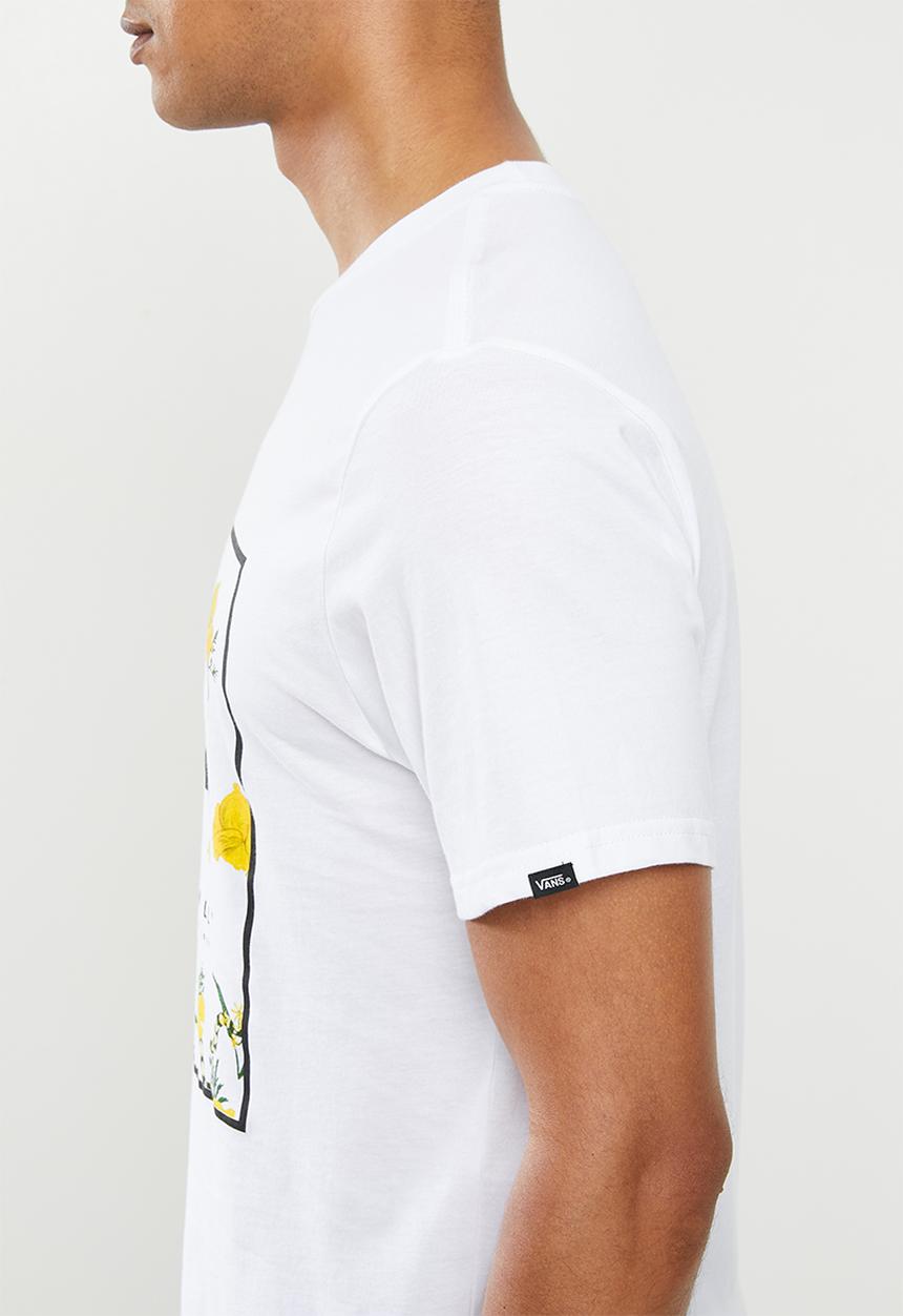 Vans - Print box tee - white - super bloom