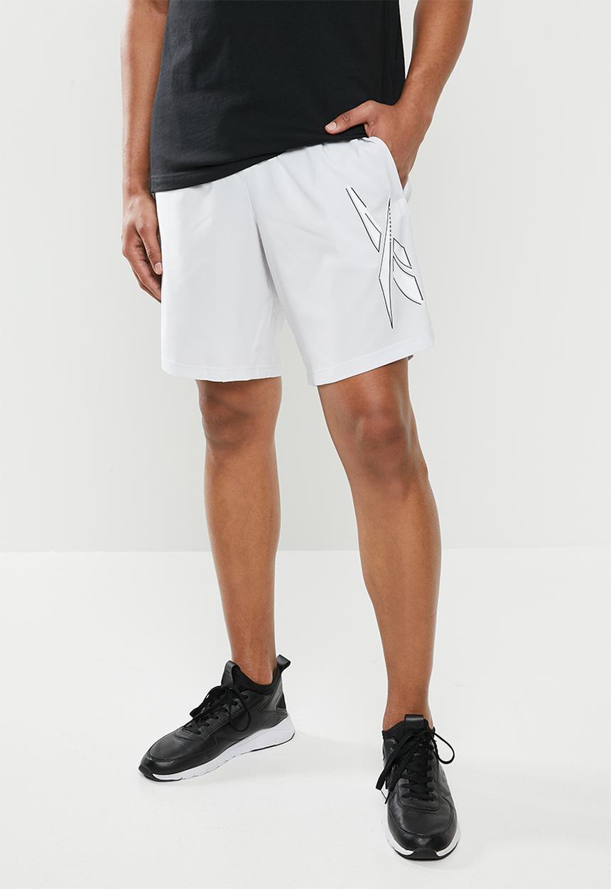 Reebok - Wor woven graphic shorts - Porcelain