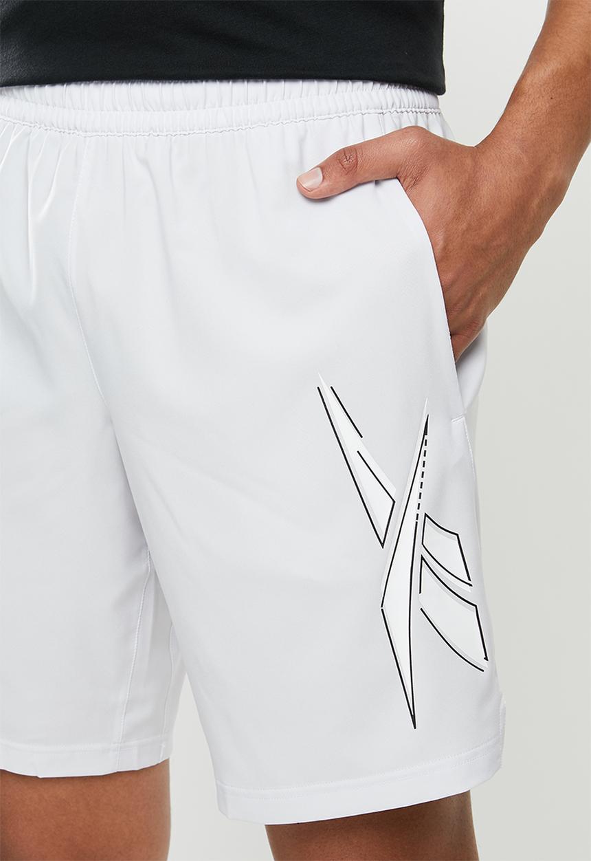 Reebok - Wor woven graphic shorts - Porcelain