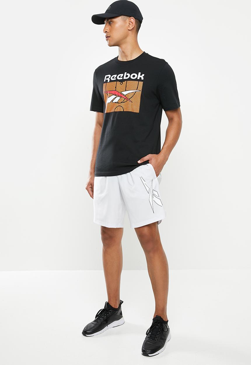 Reebok - Wor woven graphic shorts - Porcelain