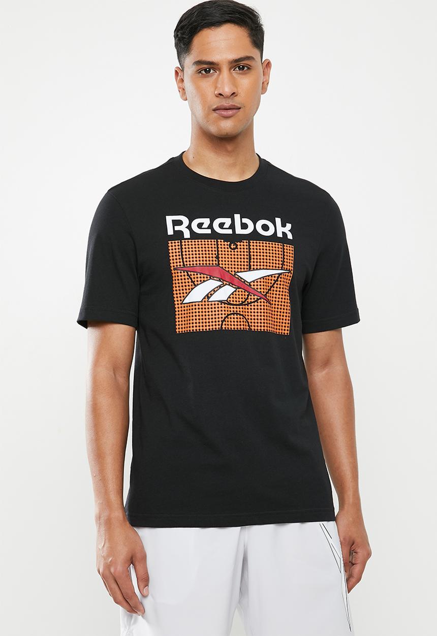 Reebok - Cl gp basketball court tee - black