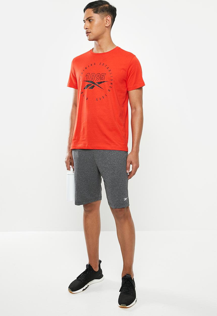 Reebok - Training speedwick short sleeve tee - Instinct red