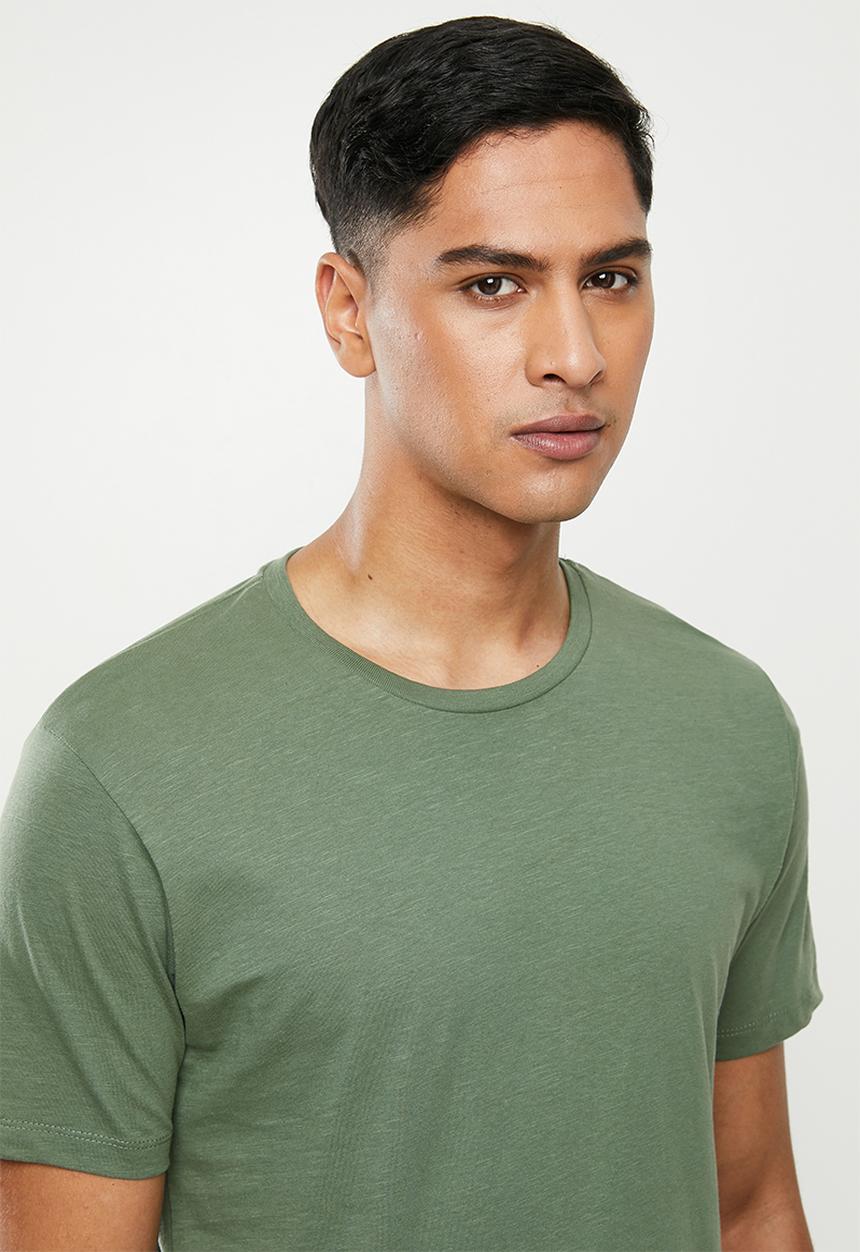 Superbalist - Scoop neck short sleeve sleep tee - green