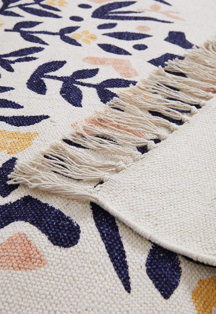 Sixth Floor - Blossom printed rug - multi