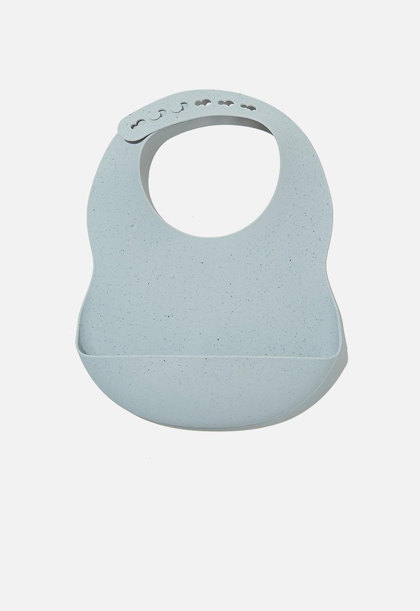 Cotton On - Silicone bib - grey