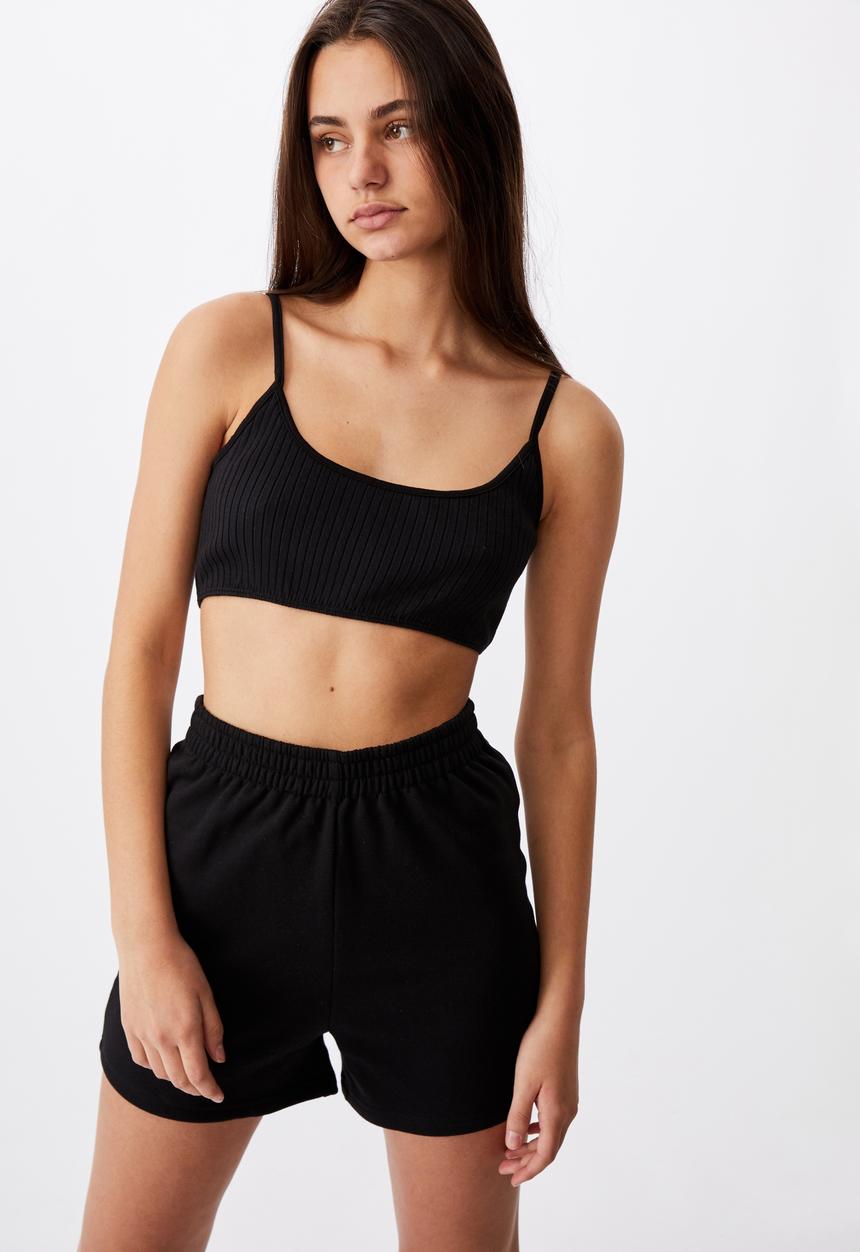 Factorie - Ultra crop tank - black