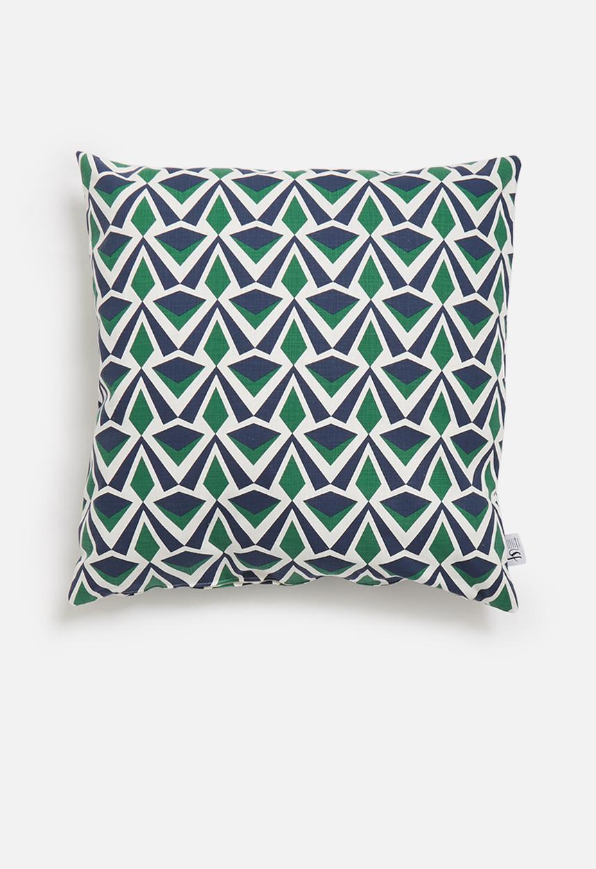 Sixth Floor - Deco cushion cover - blue