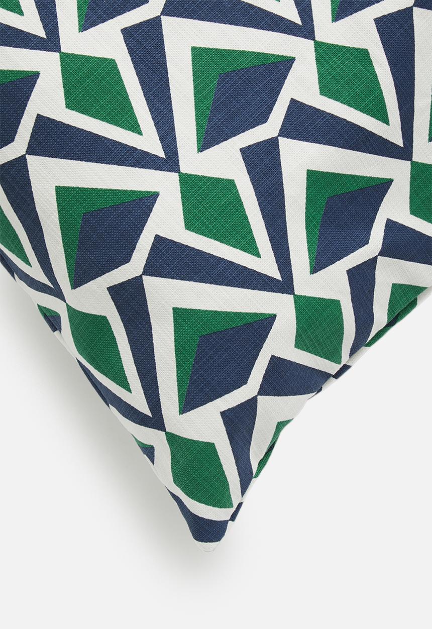 Sixth Floor - Deco cushion cover - blue