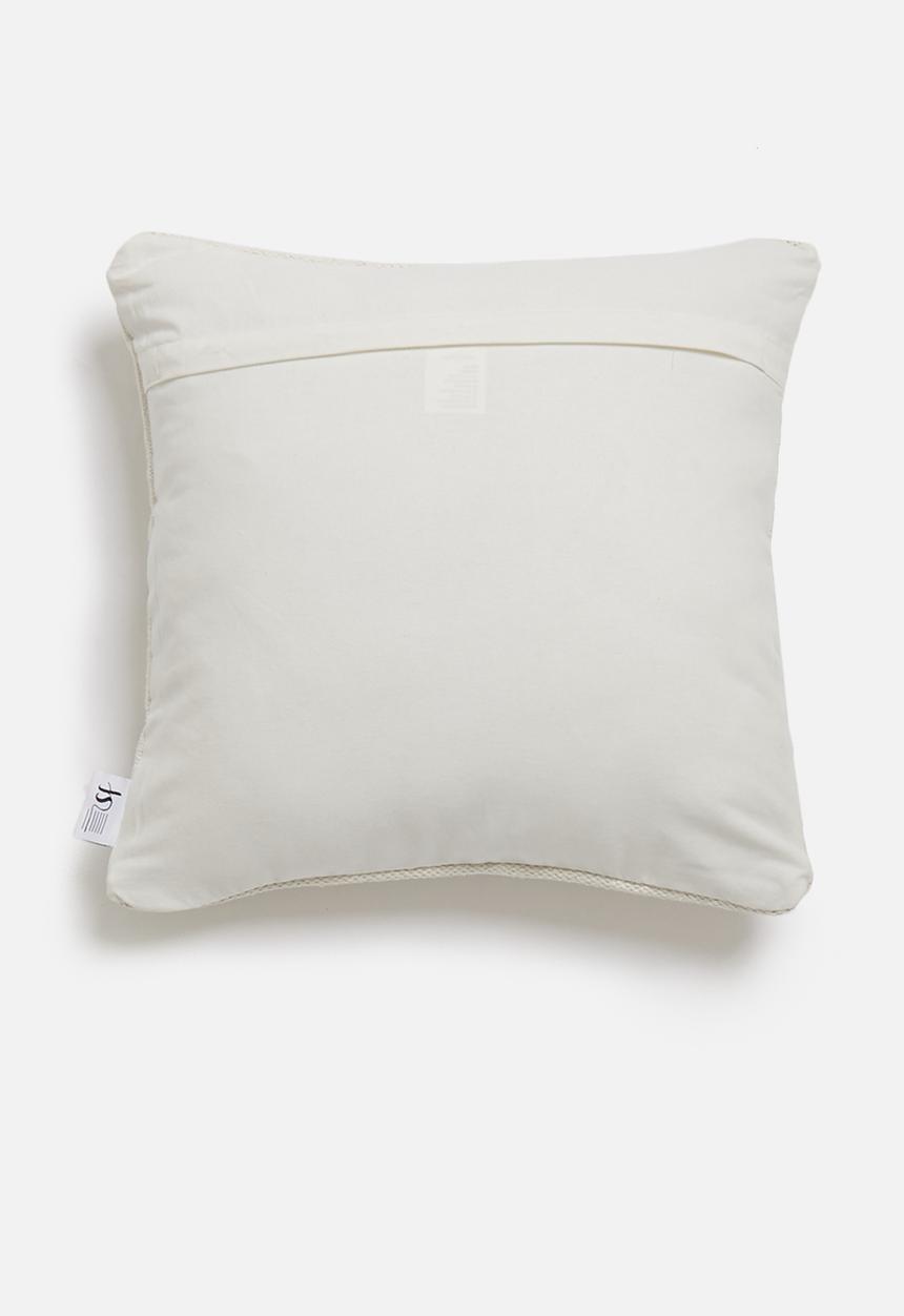 Sixth Floor - Puzzle cushion cover -black & white