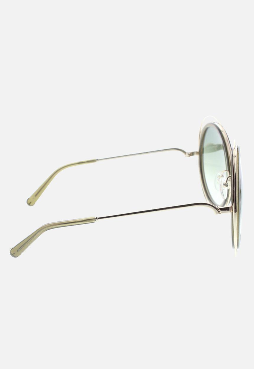Chloe - Chloe sunglasses  - gold khaki