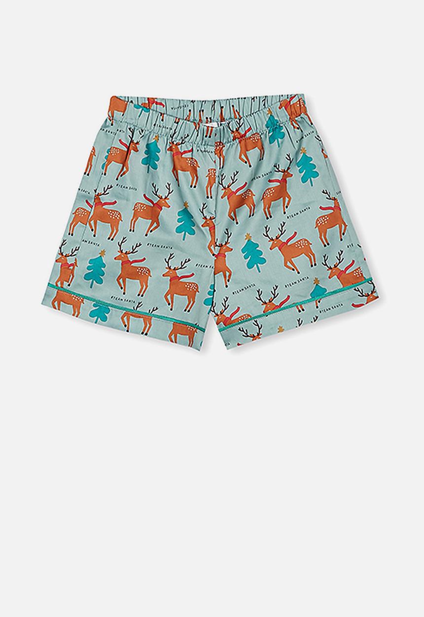 Cotton On - Pete woven short sleeve pj set - green