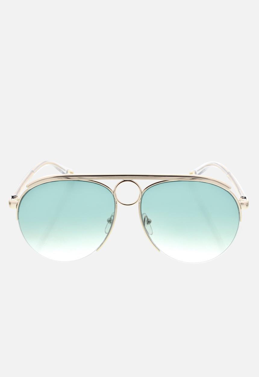 Chloe - Chloe sunglasses  - gold gradient petrol