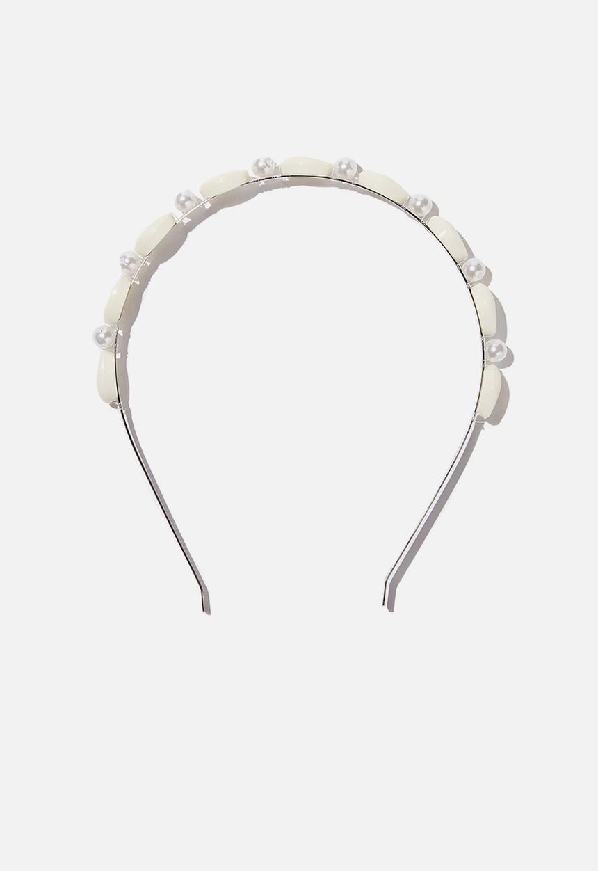 Cotton On - Headband- luxe - shells and pearls