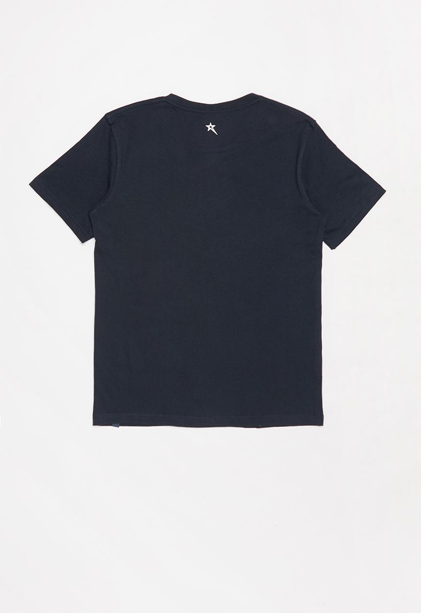 SOVIET - Boys short sleeve logo tee - navy