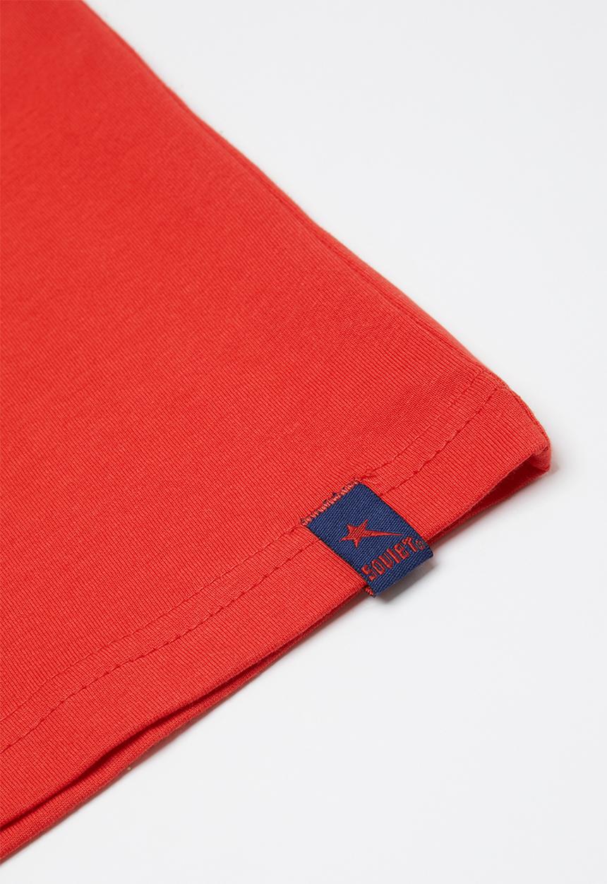 SOVIET - Boys logo tee - red